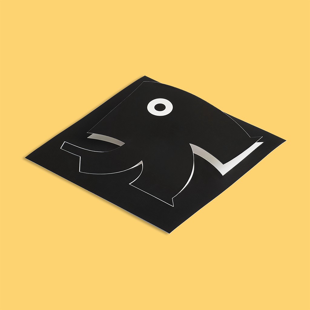 Gestanste stickers drukken