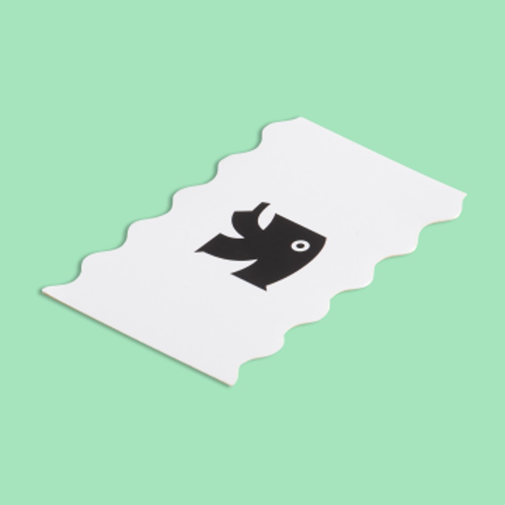 Golvende visitekaartjes drukken