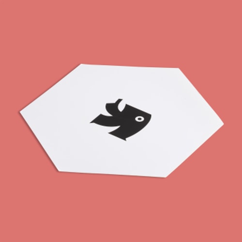 Hexagon flyers drukken