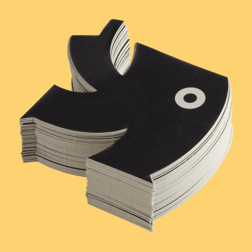 Stickers met eigen stansvorm