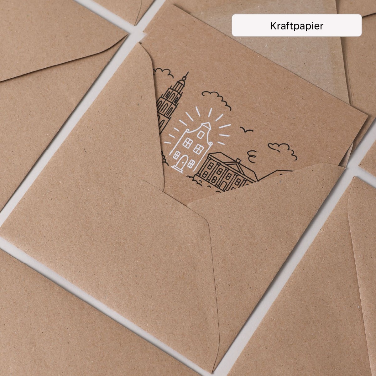 kraftpapier envelop