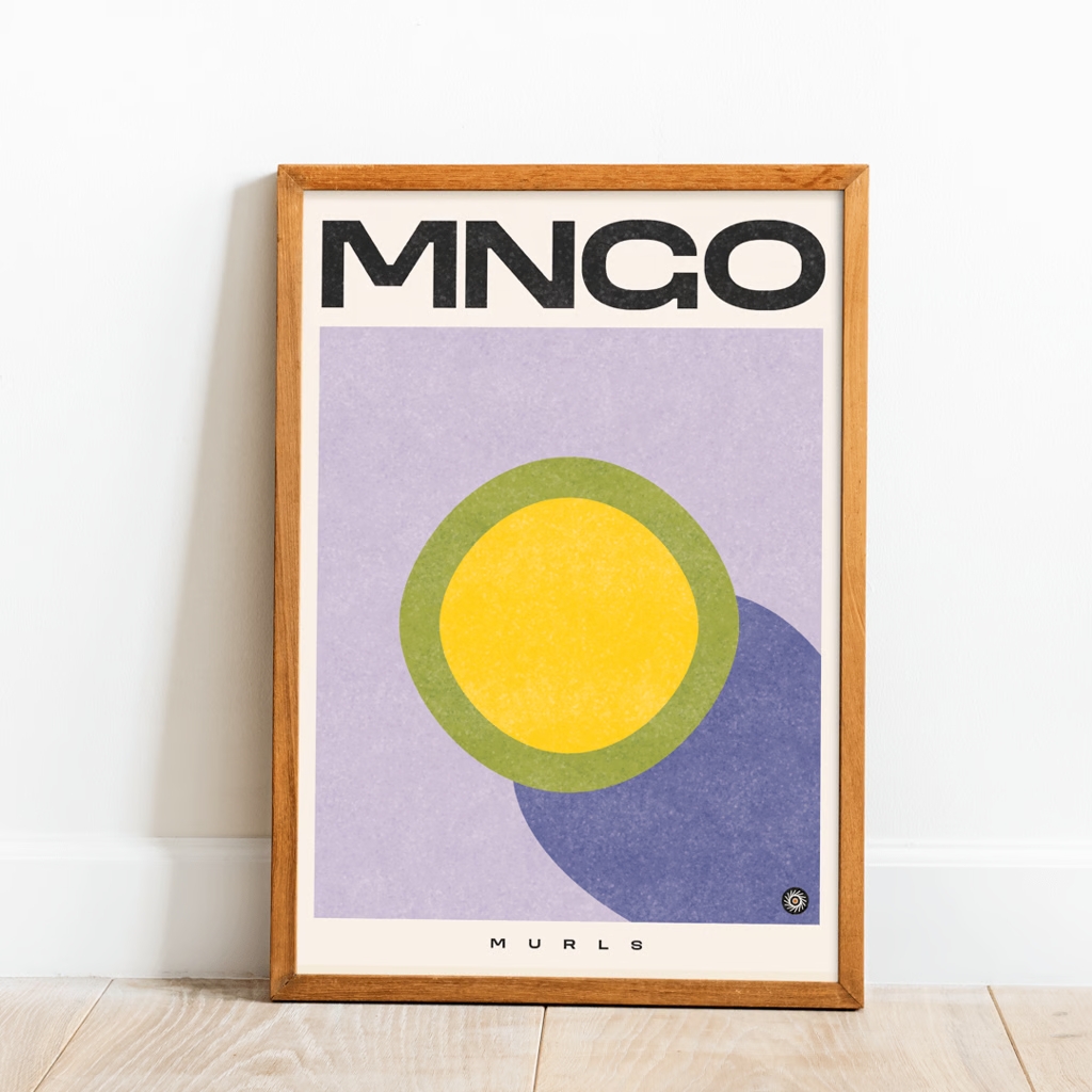 Poster Mango ontwerpster Murls