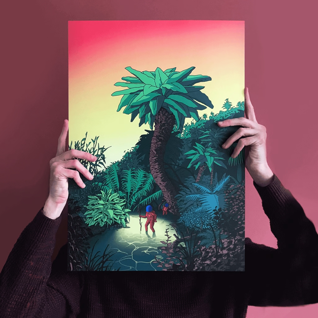 Avontuurlijke posters van illustraties van Reinout