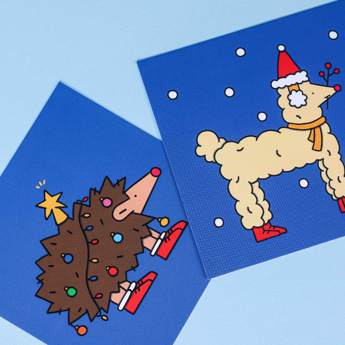 Loes van Gils kerstkaarten