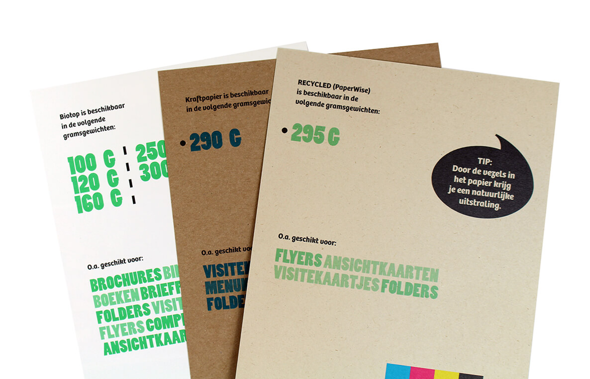 Milieuvriendelijk papier
