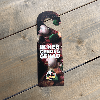 Deurhangers drukken