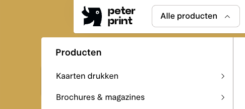 Producten kiezen