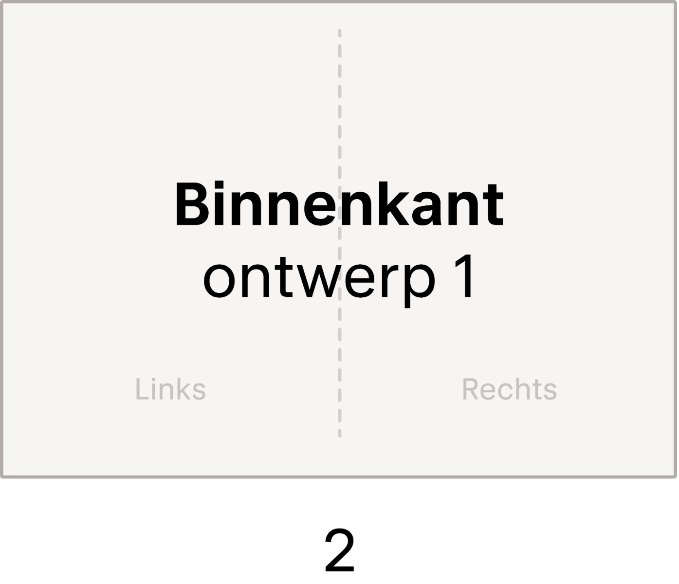 Pagina 2: achterkant ontwerp 1
