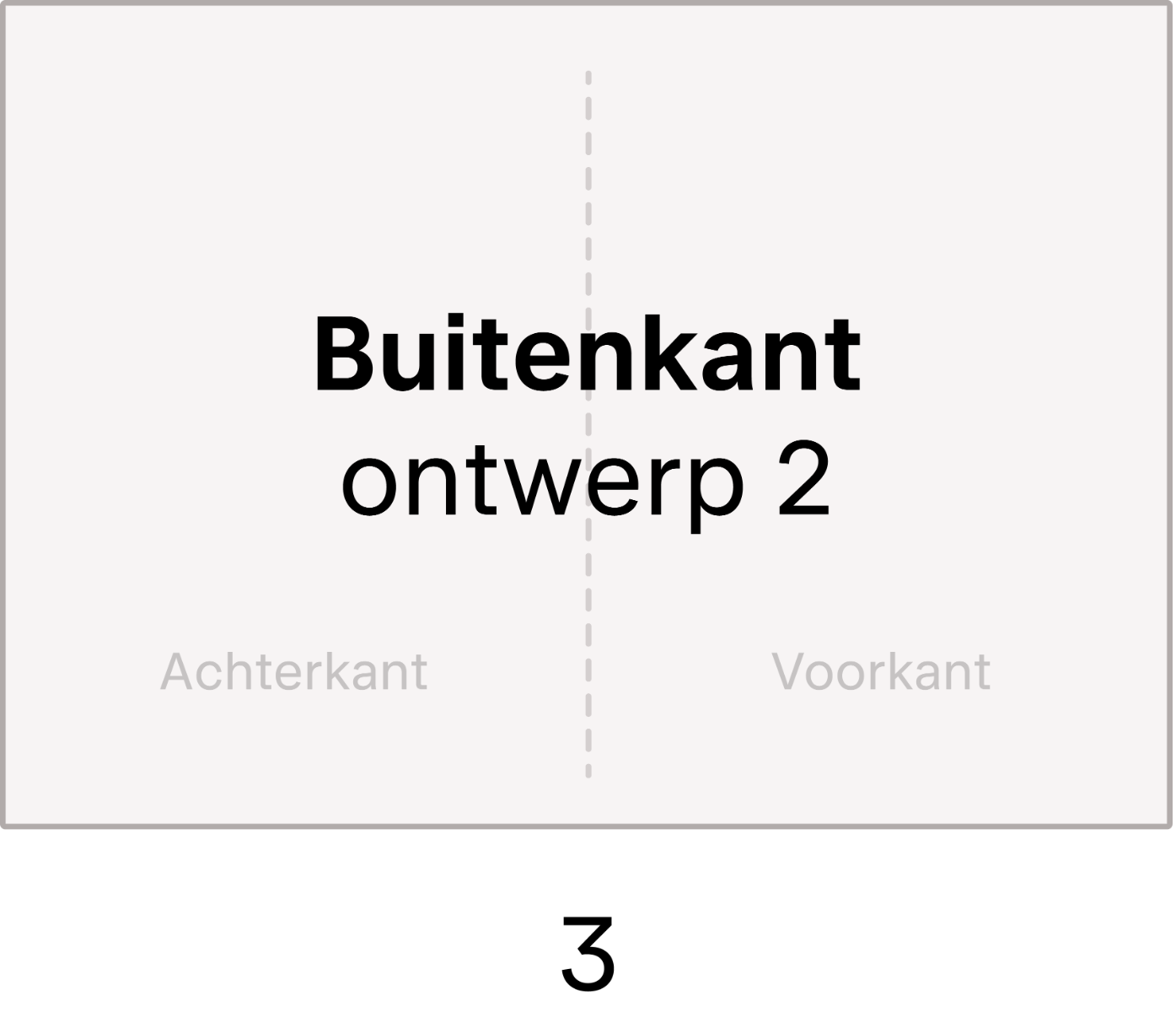 Pagina 3: voorkant ontwerp 2
