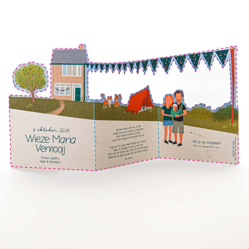 Voorbeeld Cut, Filigree Cut en Crease combinatie